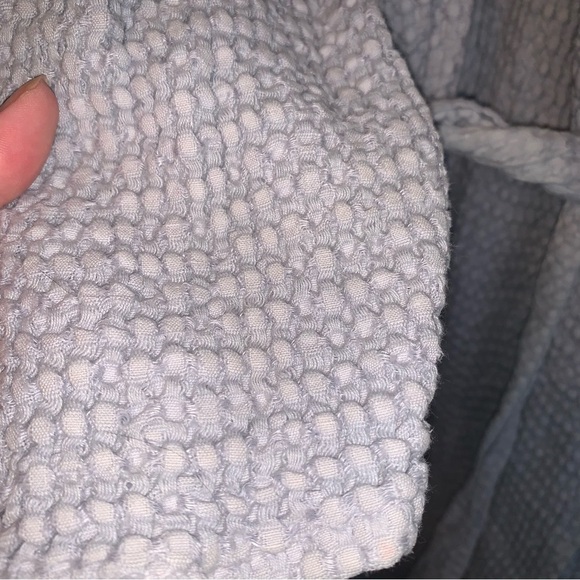 Magic Linen Grey Waffle Knit Robe - Picture 11 of 15